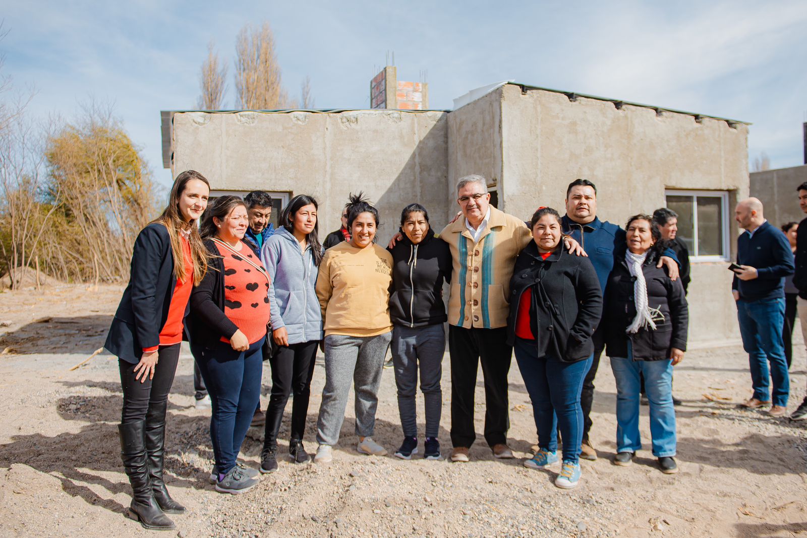Hualfín: El Gobernador visitó la obra de viviendas para familias afectadas por crecida del río