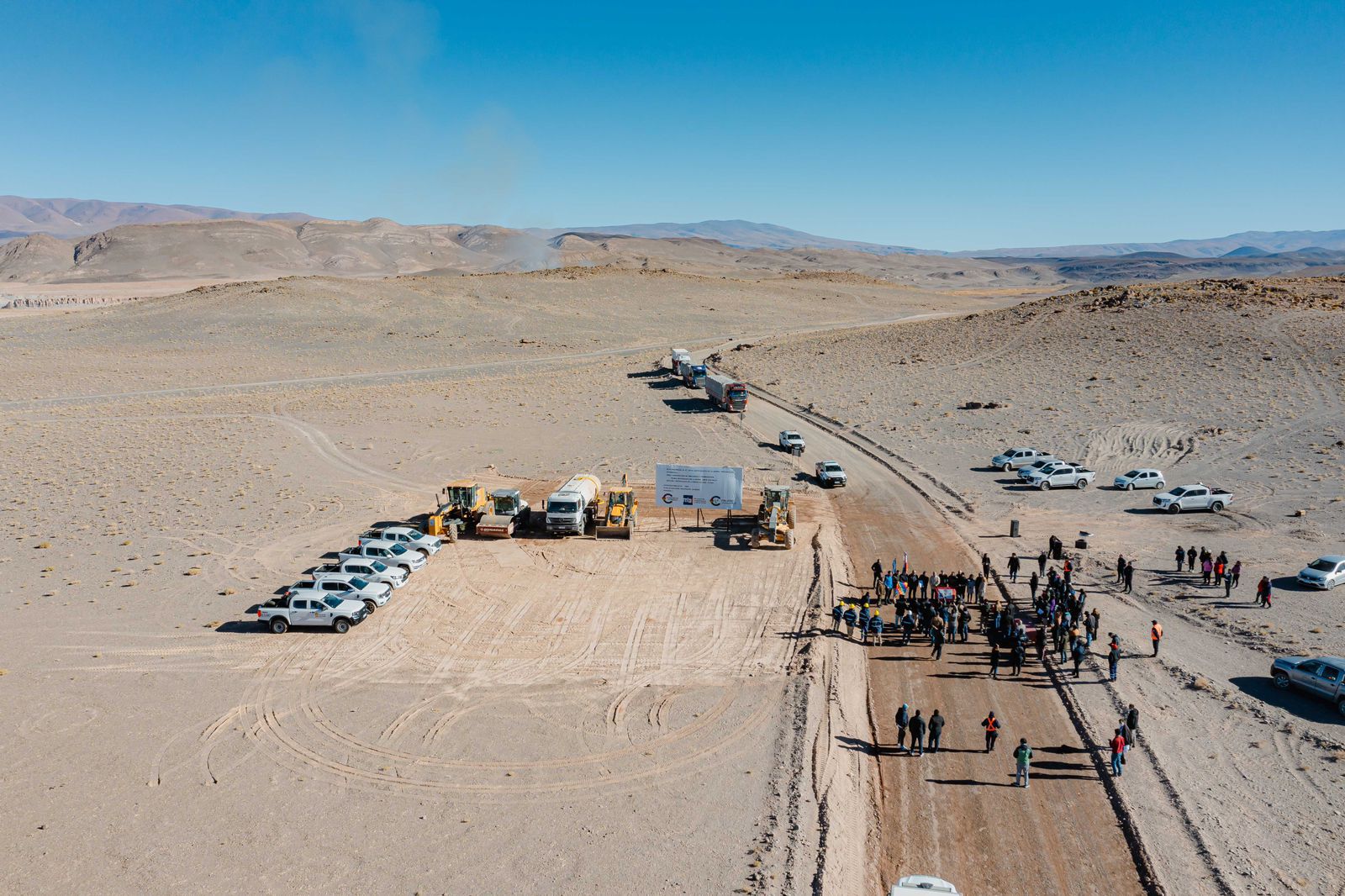 En marcha: comenzó la obra de pavimentación de la Ruta 43 en la Puna catamarqueña