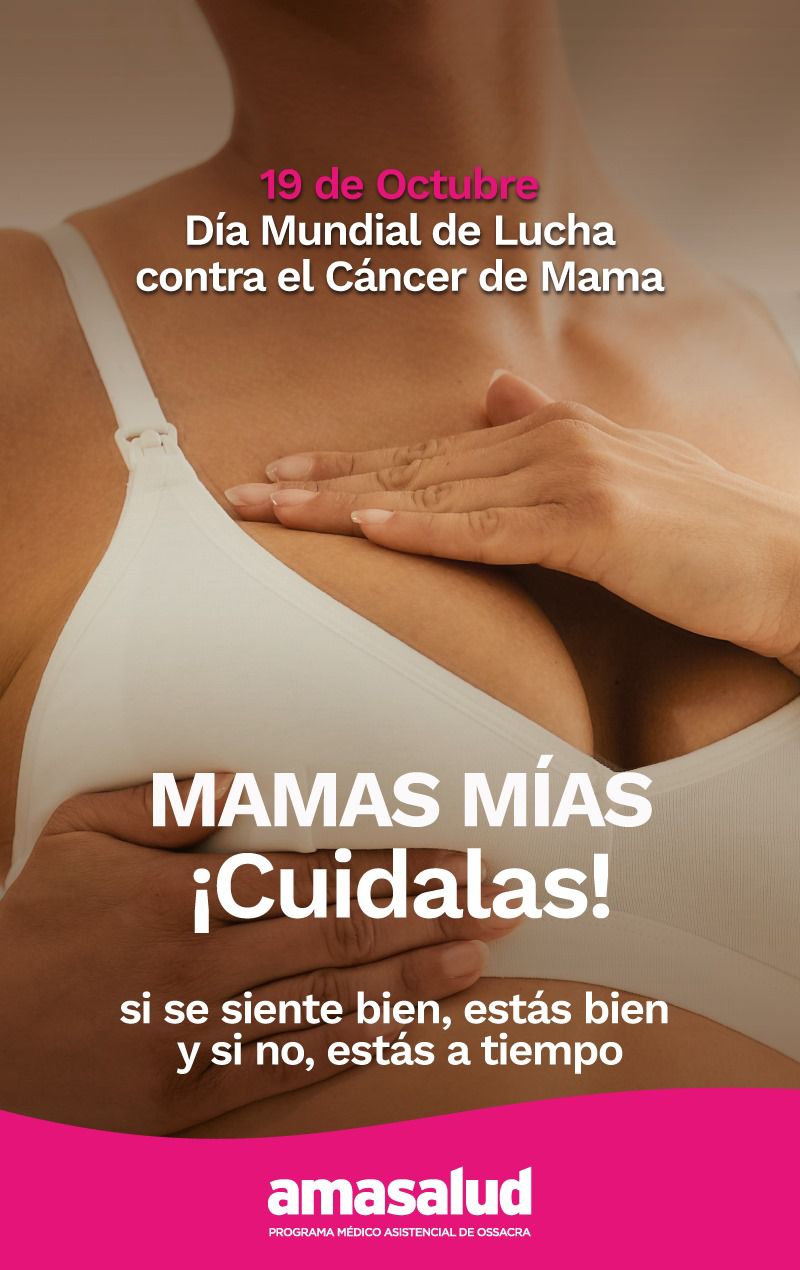 Cáncer de mama: OSSACRA trabaja.en pa prevención y concientización de la enfermedad 