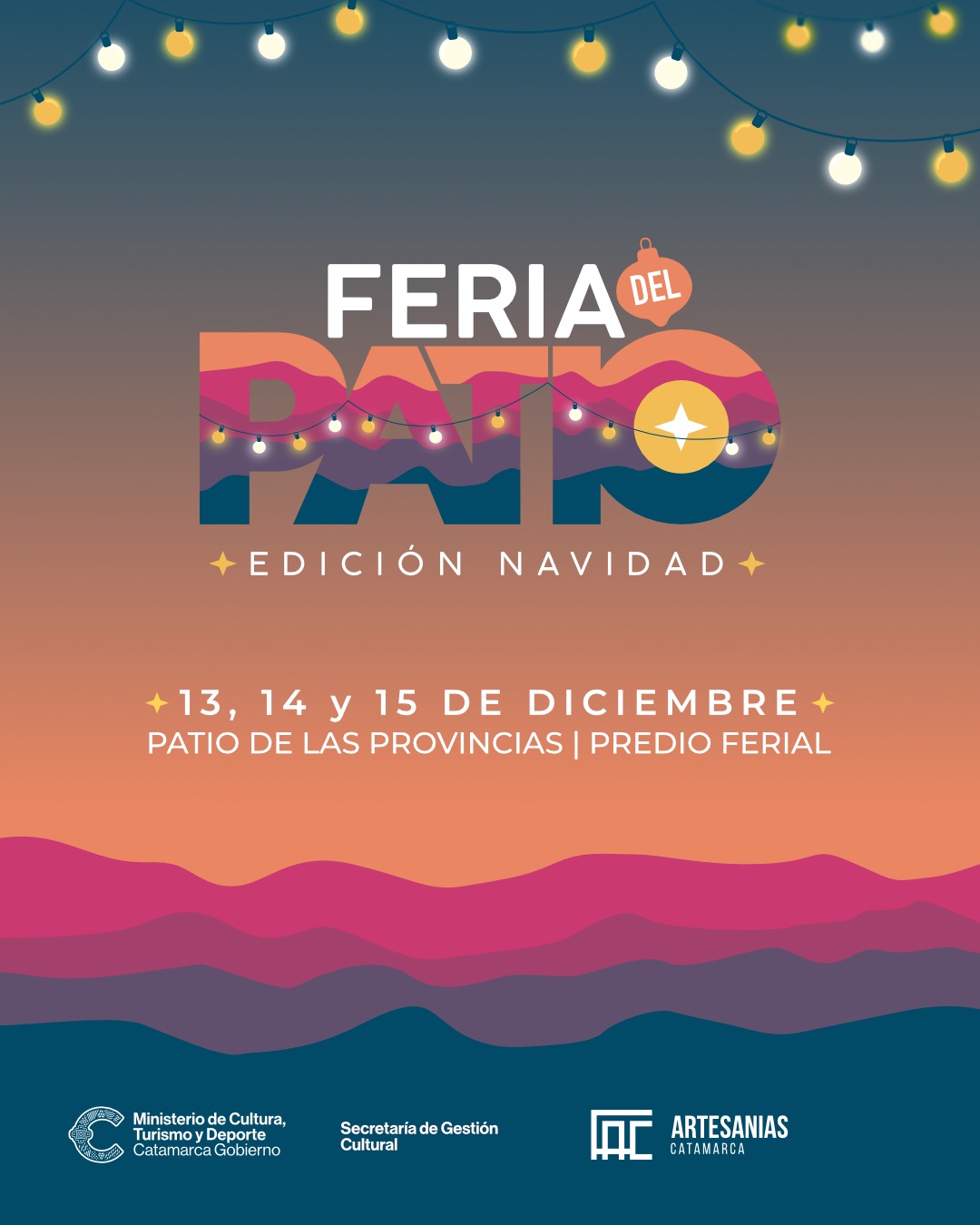 Continúa la convocatoria para la 1°Feria del Patio Edición Navidad