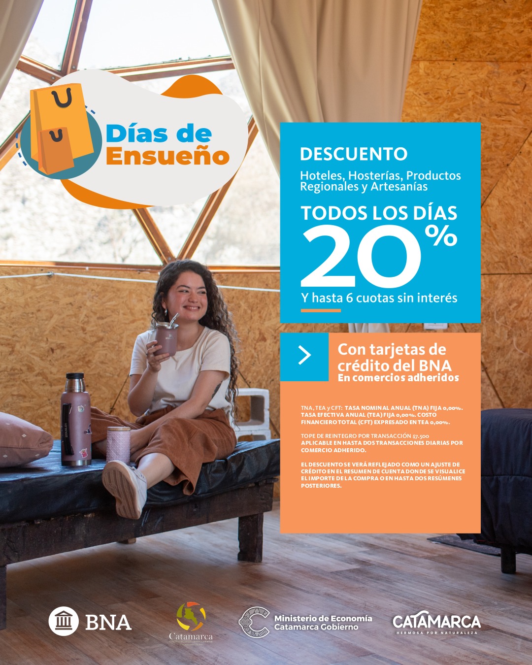 Días de Ensueño Turismo: sigue vigente el beneficio del 20% en hotelería, gastronomía y productos regionales