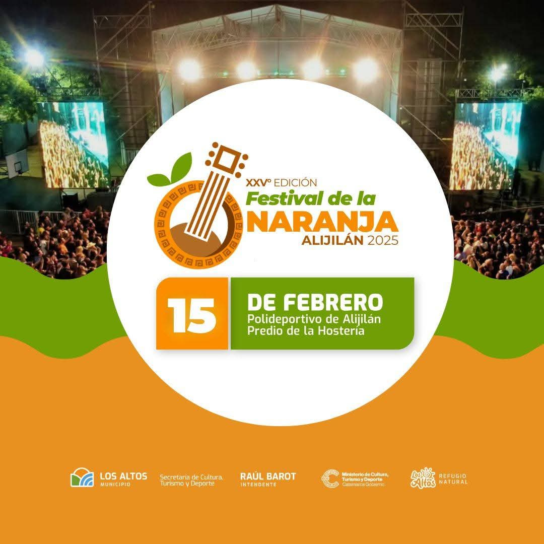 Alijilan se prepara para recibir la XXV° edición del Festival Provincial de la Naranja