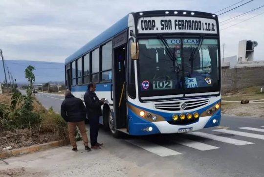 Baja a unidades de transporte: está vez en la Cooperativa San Fernando 