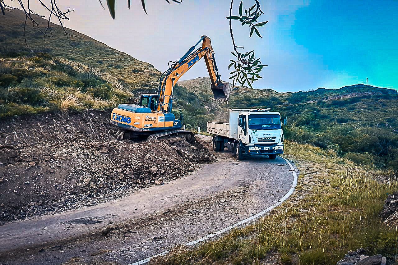 Los trabajos en el Portezuelo permitieron la habilitación parcial de la Cuesta