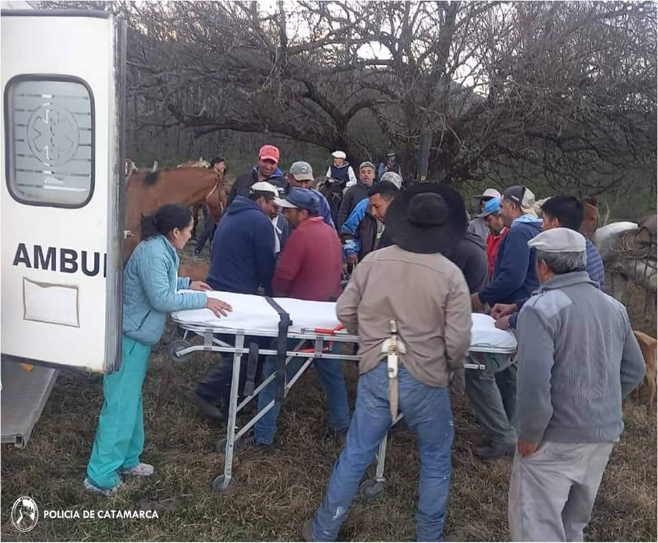 Rescatan a un hombre en Andalgalá