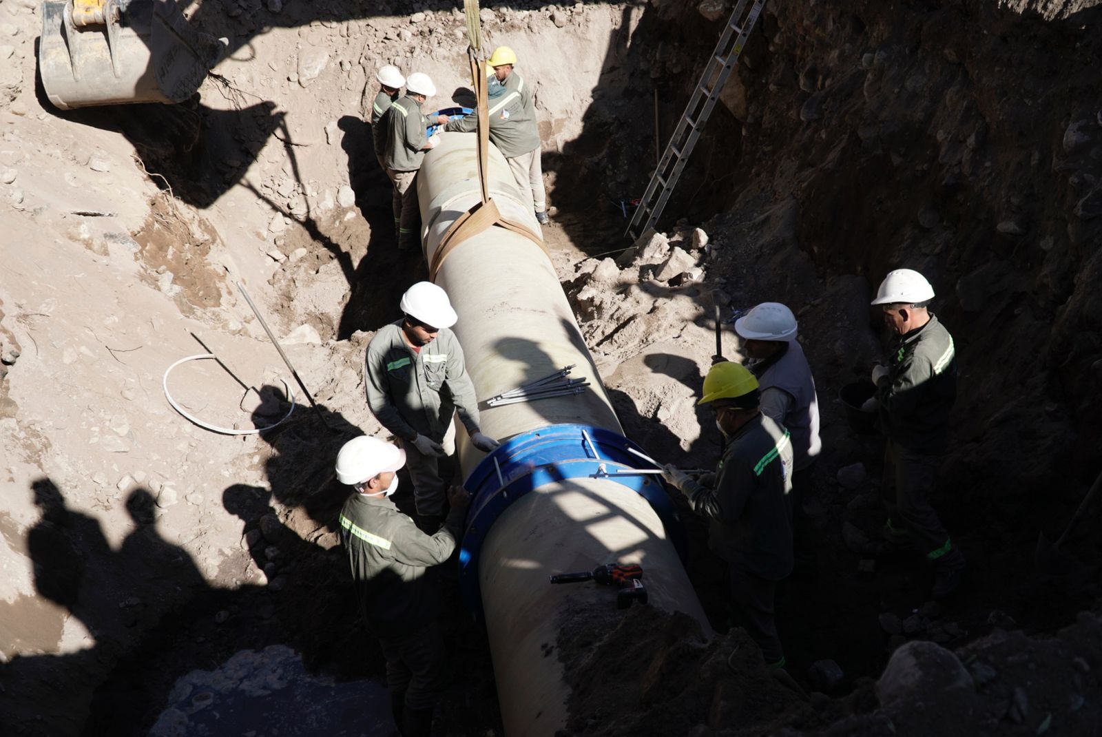 Aguas Catamarca reparó la cañería del Acueducto Pirquitas