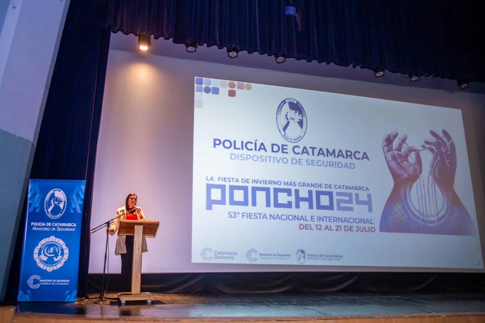 Presentación del Plan de Seguridad para la Fiesta Nacional e Internacional del Poncho 2024