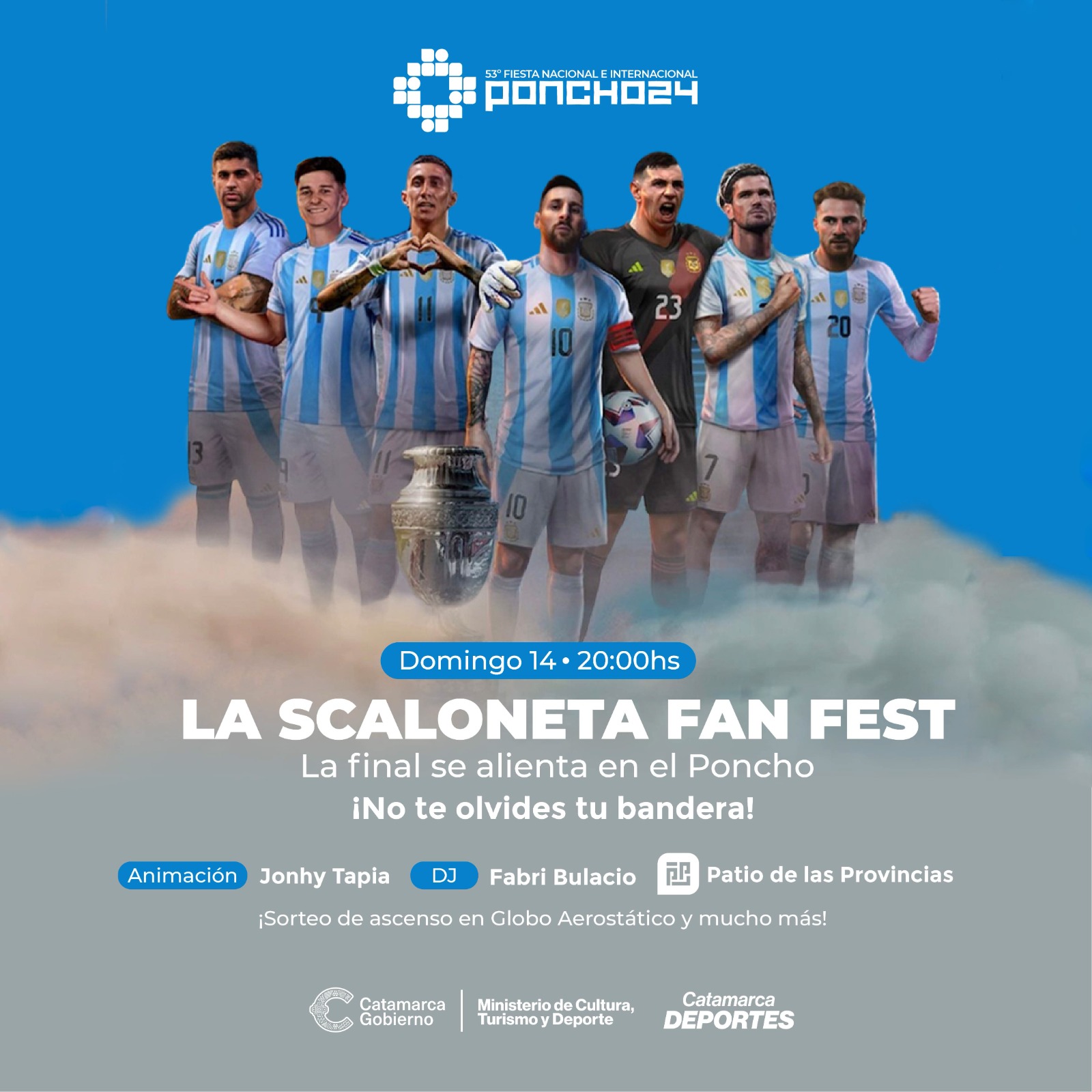 La Scaloneta Fan Fest, para alentar a la selección en el Patio de las Provincias