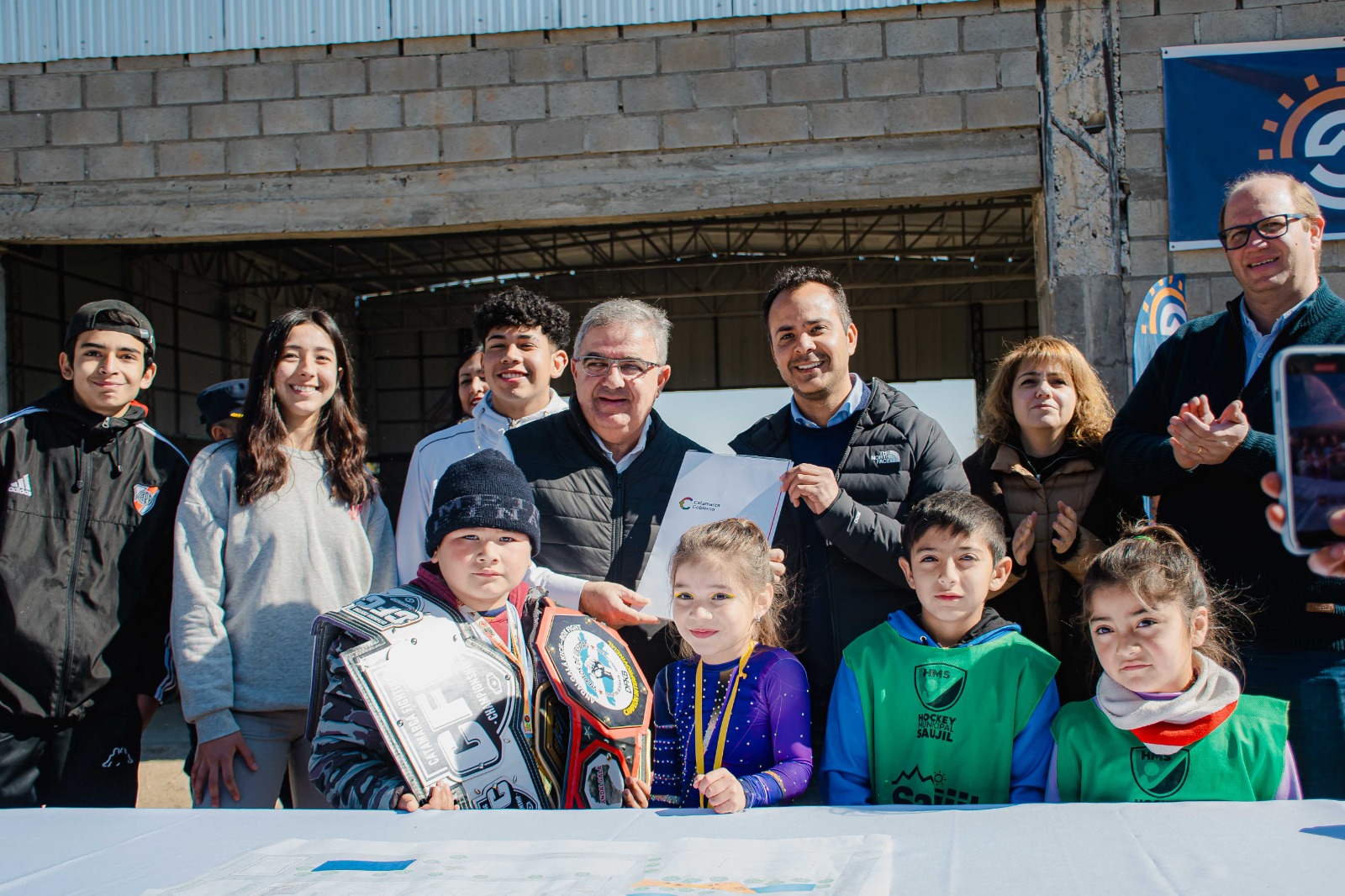 Saujil tendrá su Ciudad Deportiva: presentaron el proyecto para el deporte y la comunidad