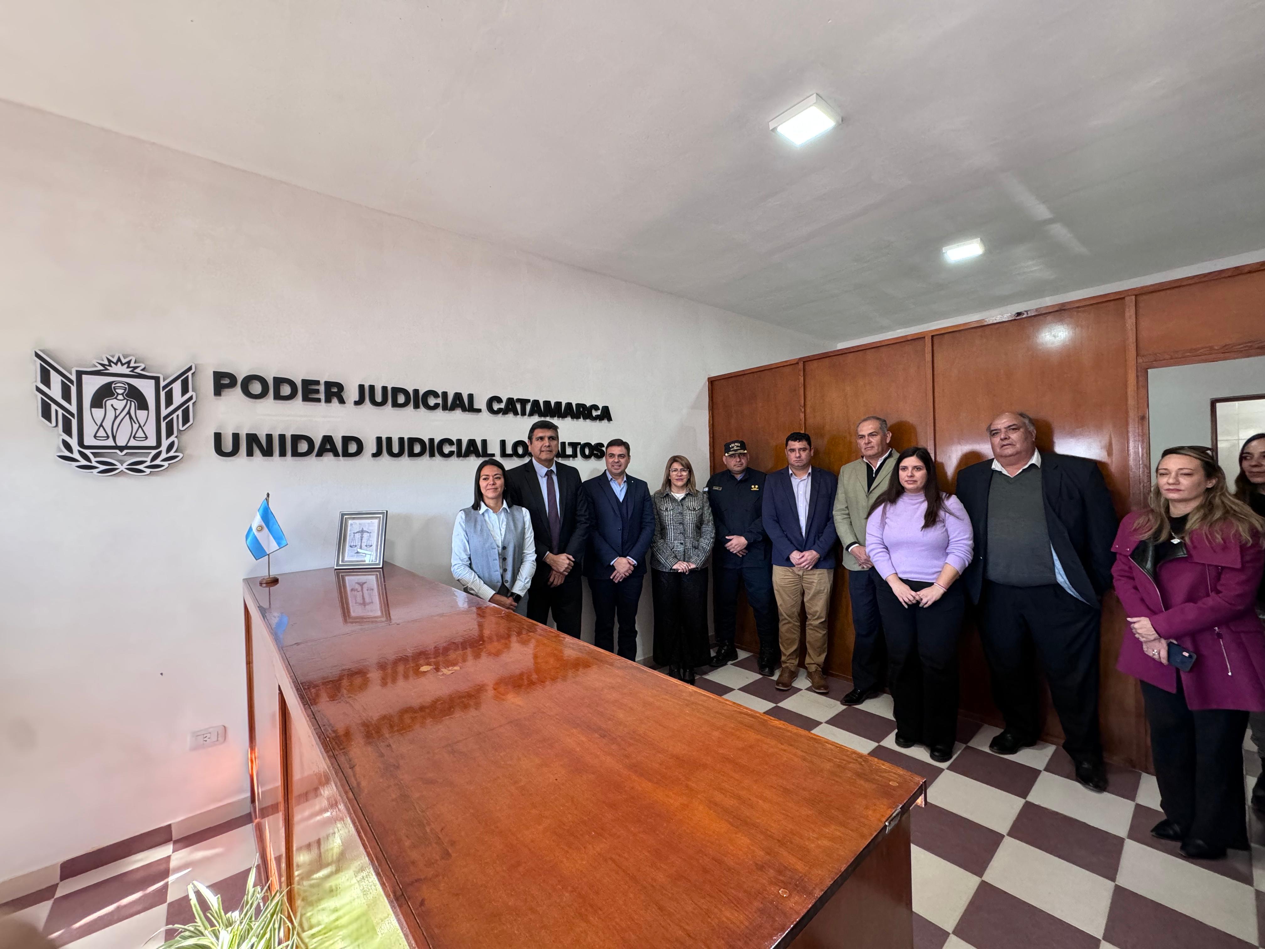 Inauguración de la Unidad Judicial de Los Altos