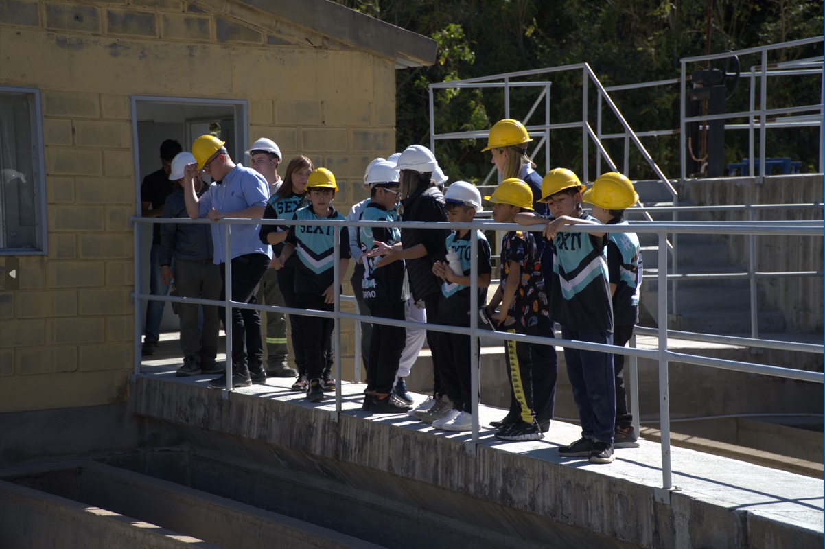 Iniciaron las visitas escolares a la Planta Potabilizadora “Las Pirquitas”