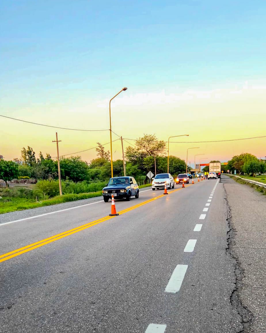 Controles preventivos en la Ruta Nacional 38 para reforzar la seguridad vial