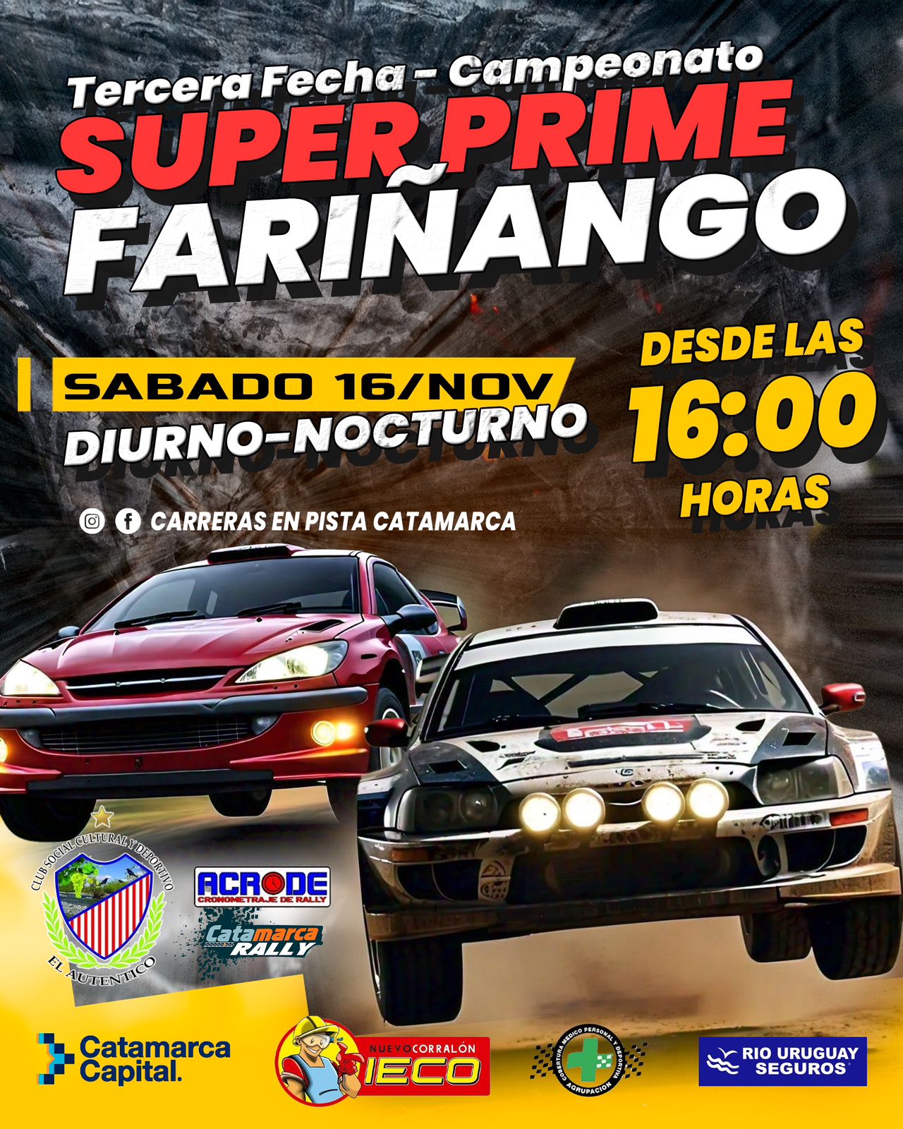 ESTE SABADO SE CORRE LA 3ra EN EL FARIÑANGO