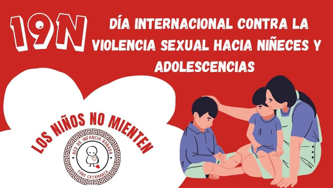 19 de Noviembre: día mundial de la lucha contra la violencia sexual hacia niños, niñas y adolescentes 