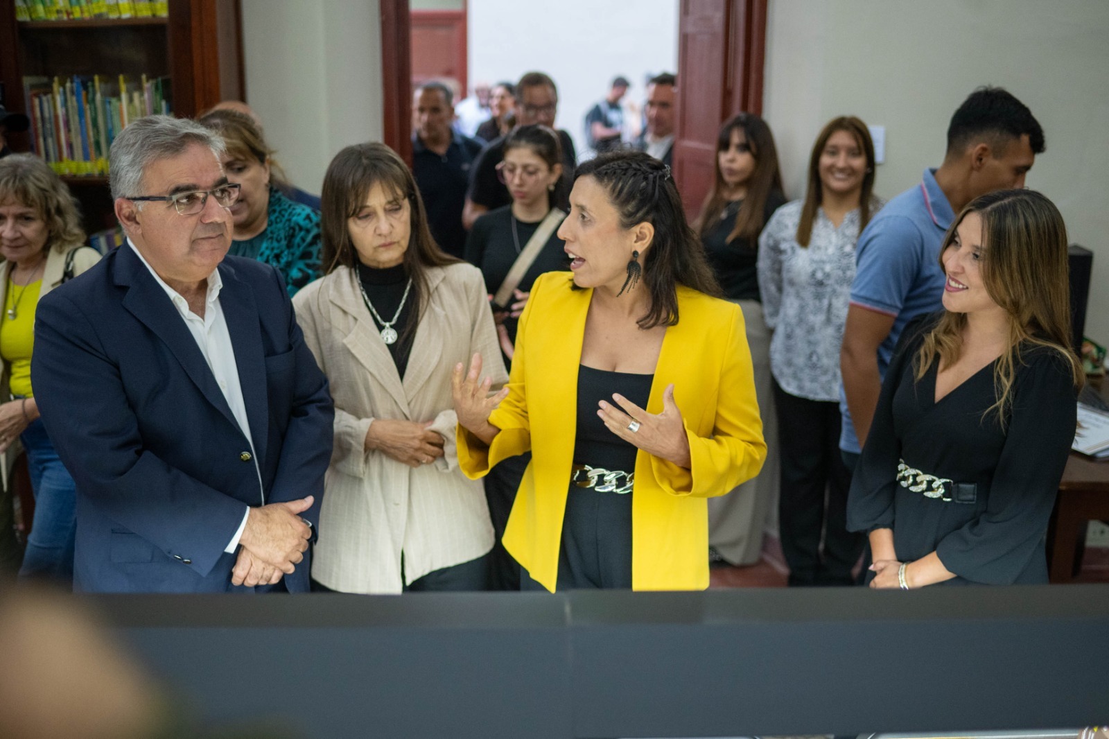 Celebración por la reapertura de la Biblioteca Julio Herrera