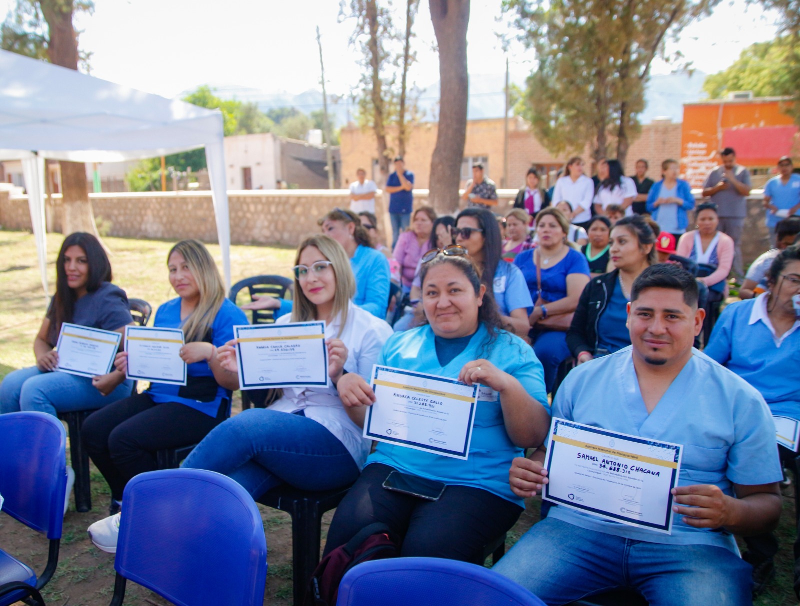 Salud y Nación entregaron certificación a Agentes Sanitarios de Belén