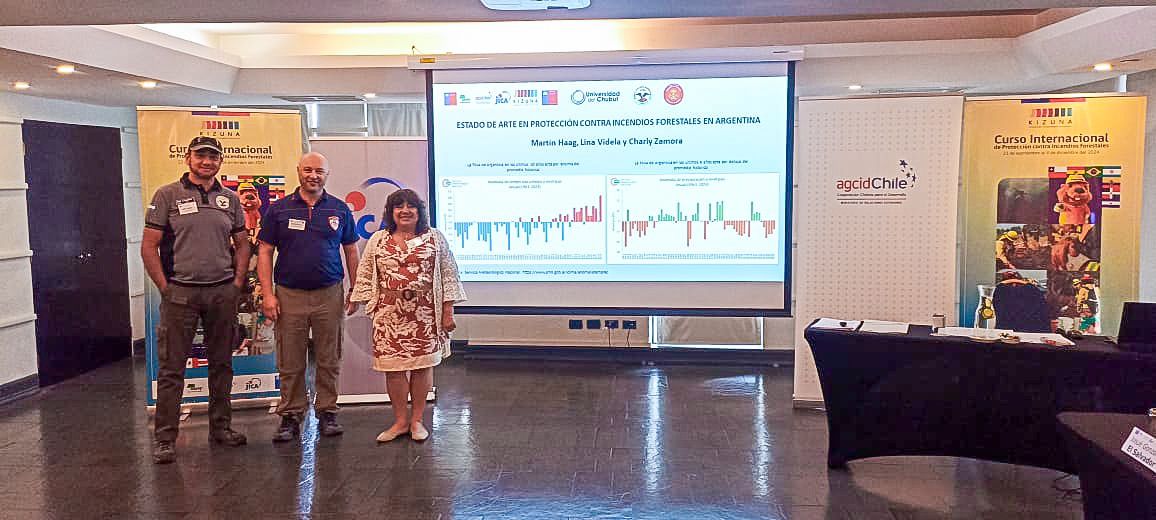 Catamarca participó en el curso internacional de protección contra incendios forestales