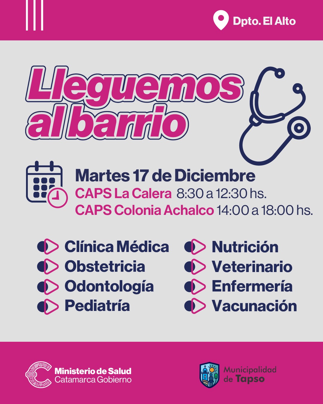 Lleguemos al Barrio llega al este provincial